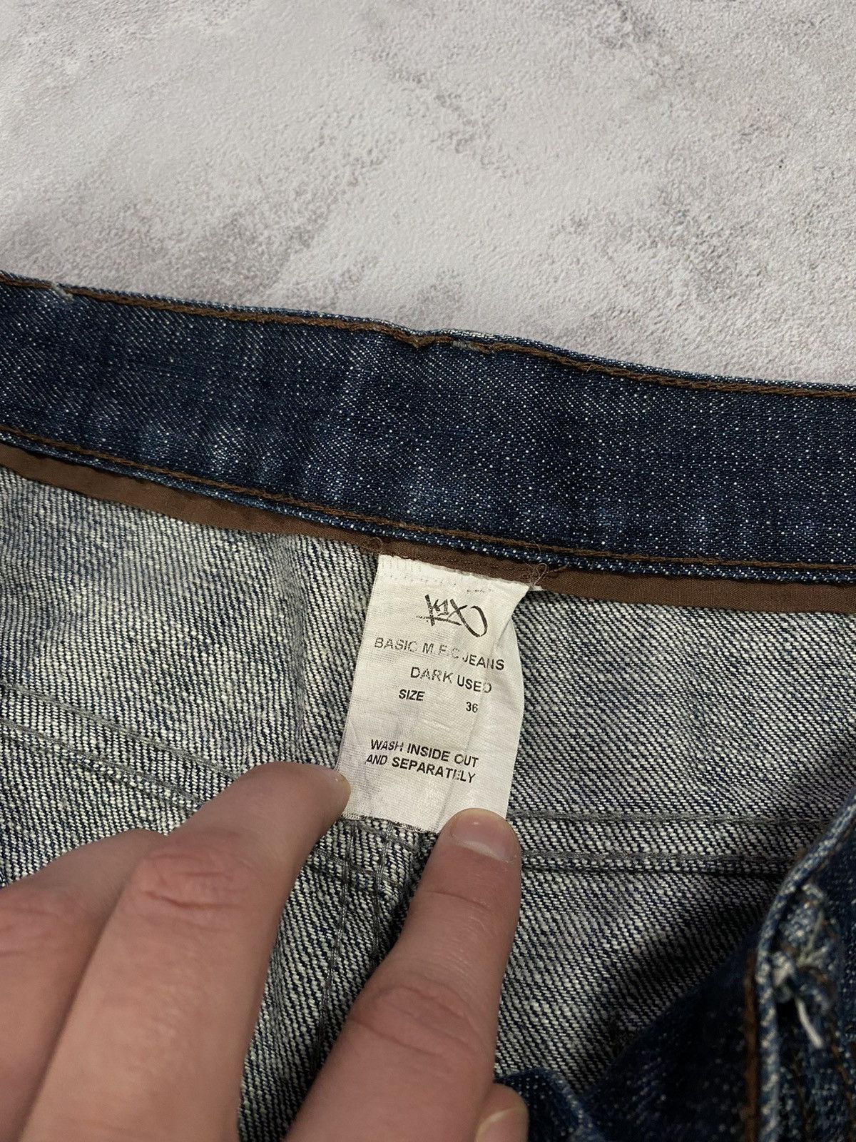 Japanese Brand × Vintage Vintage Jeans K1X Distressed flared denim japan style 36 Size US 36 / EU 52 - 11 Thumbnail