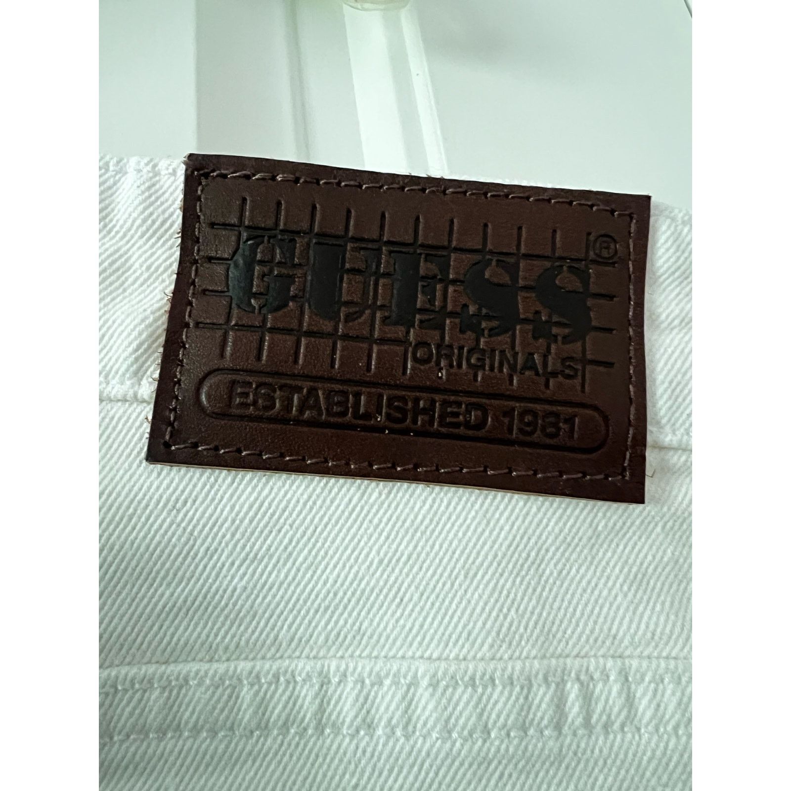 Guess Originals Kit Carpenter Jeans Washed Ecru Utility pockets Size US 30 / EU 46 - 11 Thumbnail