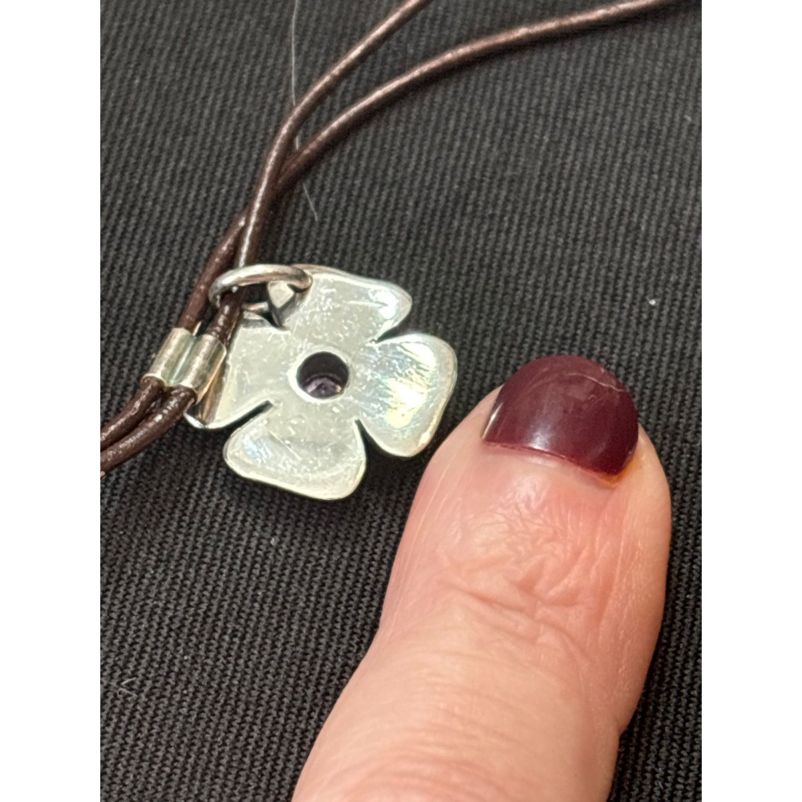 pandora Pandora ALE 925 Sterling Silver flower Charm Size ONE SIZE - 3 Thumbnail