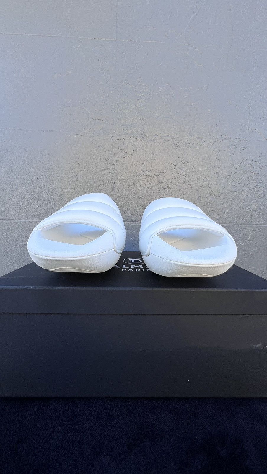 Balmain Balmain White B-IT Mules Sandals Slip Ons 42 Size US 9 / EU 42 - 4 Thumbnail
