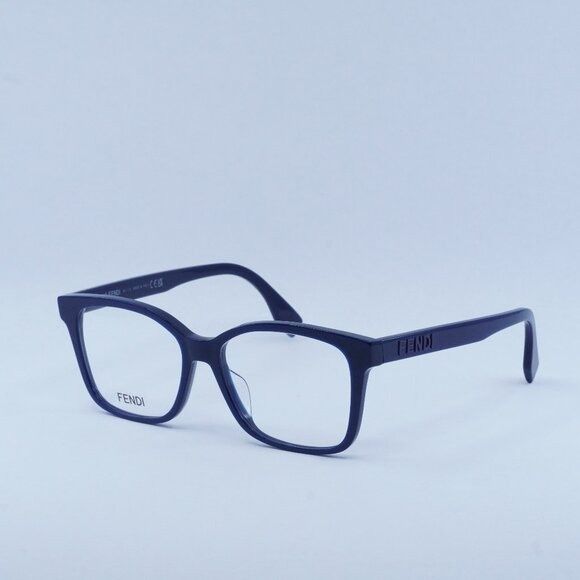 Fendi Fendi FE50016I 090 Eyeglasses Midnight Blue 52mm Square Size ONE SIZE - 1 Thumbnail