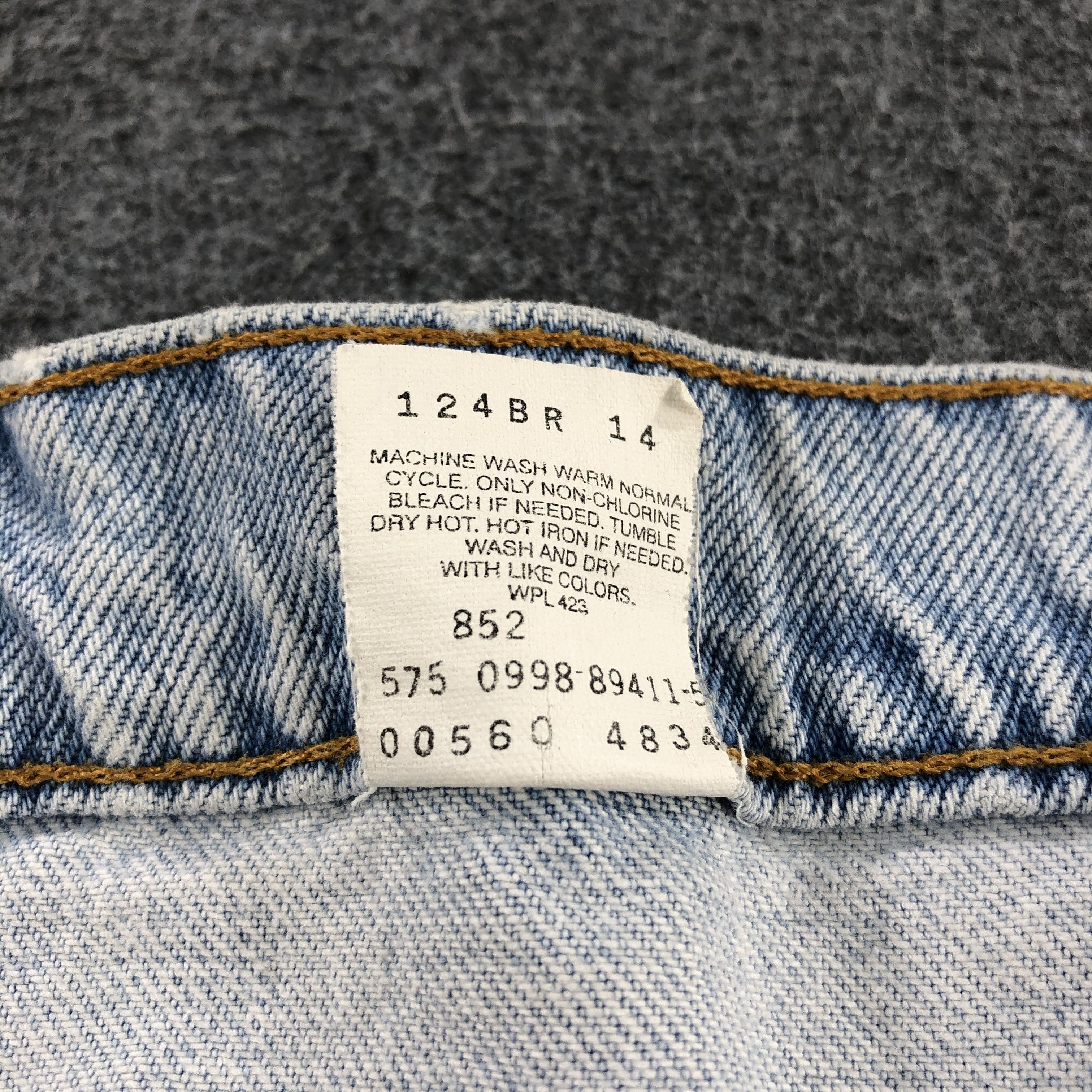 Levi's × Vintage Vintage 90s Light Wash Levis 560 Jeans-JM1894 Size US 41 - 10 Thumbnail