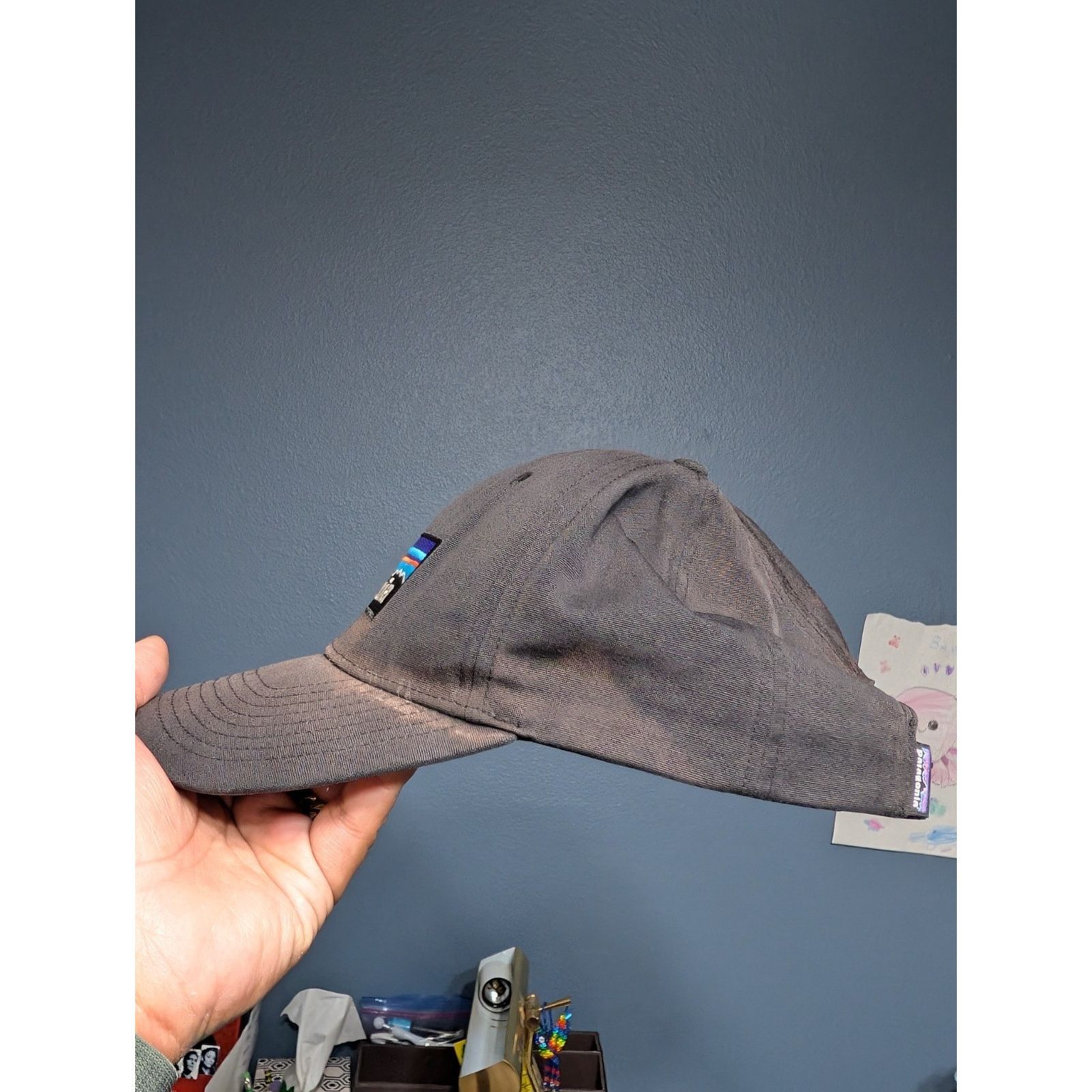 Patagonia Patagonia P-6 Label Trad Cap Hat - Plume - Grey - Hiking Hat Size ONE SIZE - 3 Thumbnail