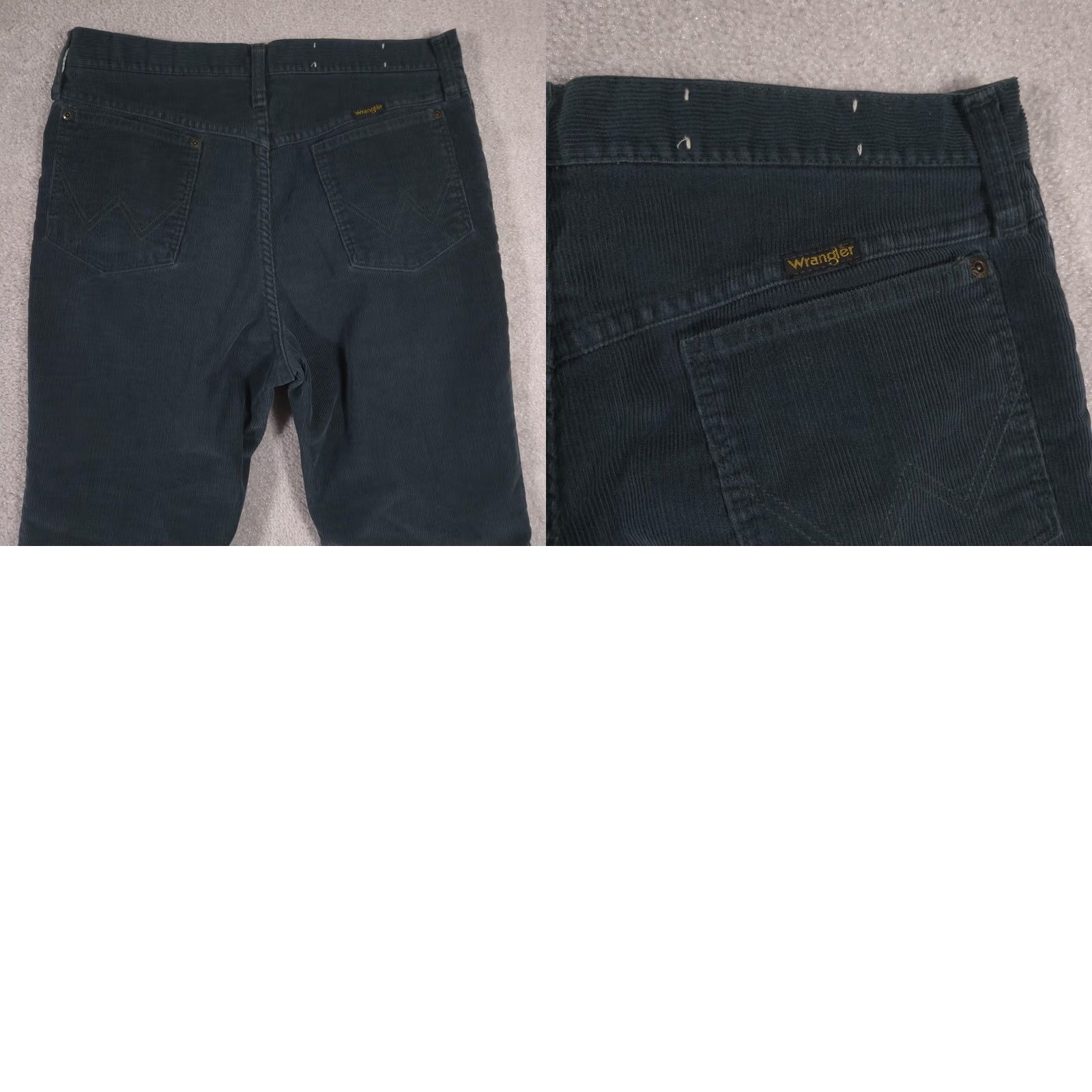 Wrangler Wrangler Pants Mens 34x29 Green Corduroy Regular Fit Straight Leg Casual Size US 34 / EU 50 - 9 Thumbnail