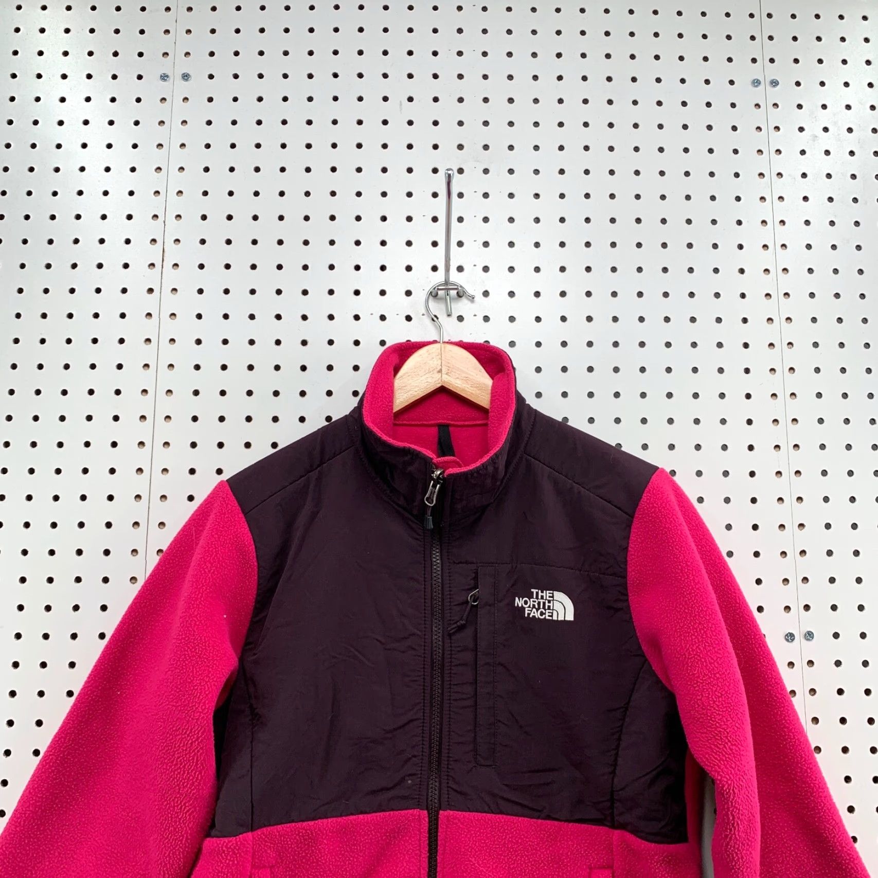 The North Face VINTAGE The North Face Denali Jacket Womens Small Full Zip Pink Fleece Long Sleeve Coat Size S / US 4 / IT 40 - 2 Thumbnail
