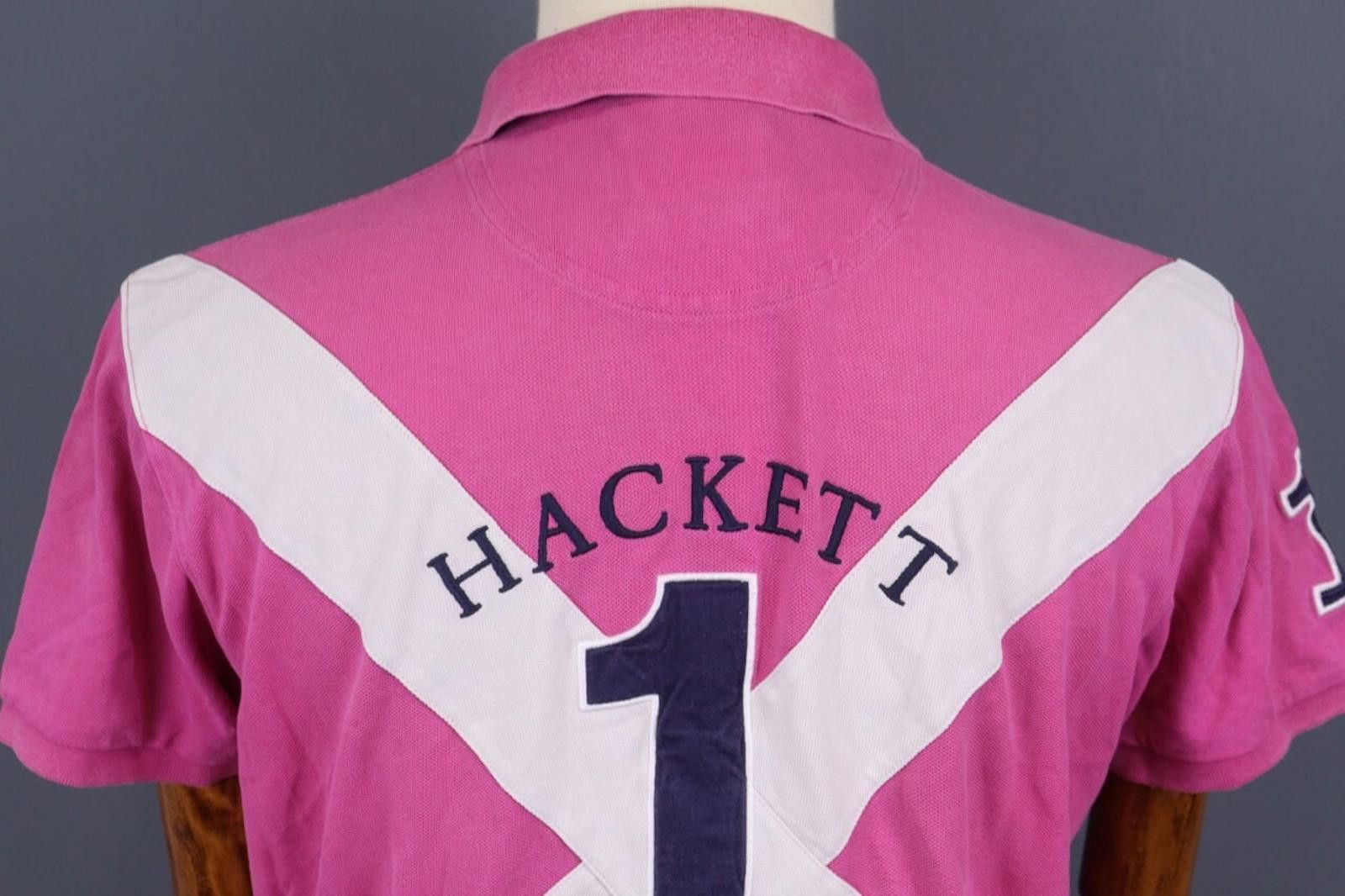 Hackett Hackett Tailored Fit Embroidered Logo Polo Shirt Size L Size US L / EU 52-54 / 3 - 10 Thumbnail