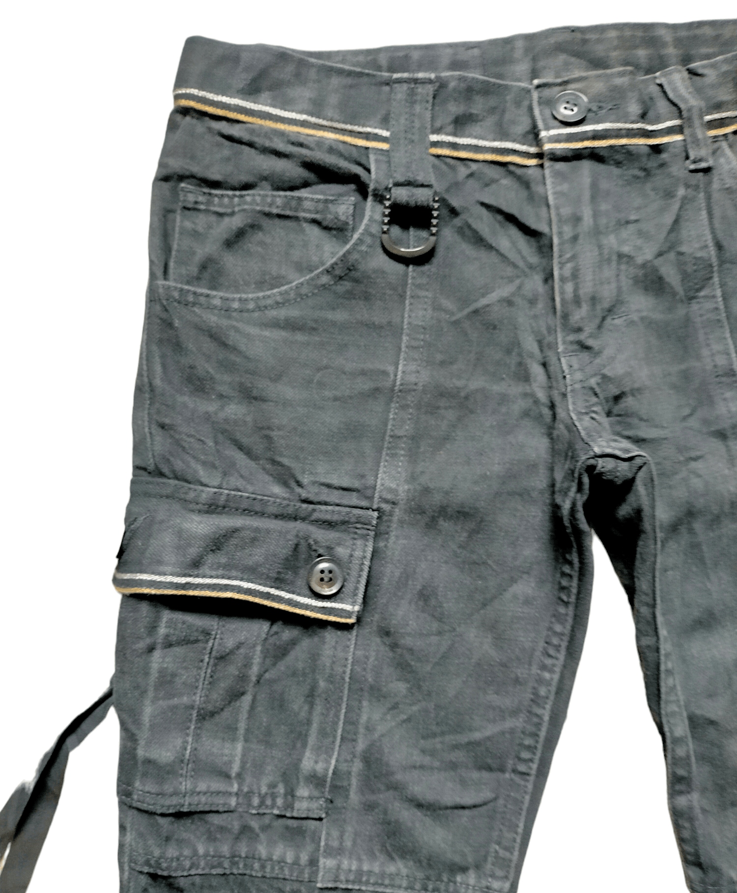 Japanese Brand Roen Jeans Cargo Punk Style Size US 30 / EU 46 - 4 Thumbnail