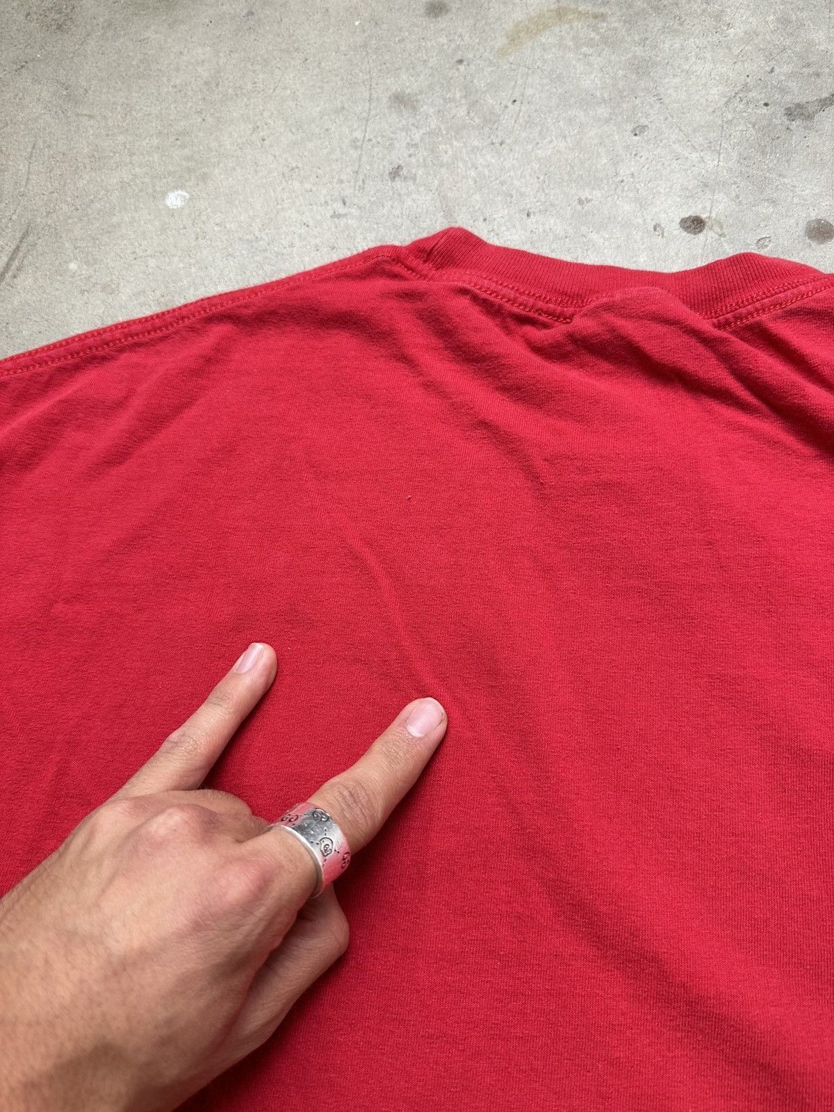 UNIONBAY Unionbay Crest Logo Tee Large Red Size US L / EU 52-54 / 3 - 4 Thumbnail