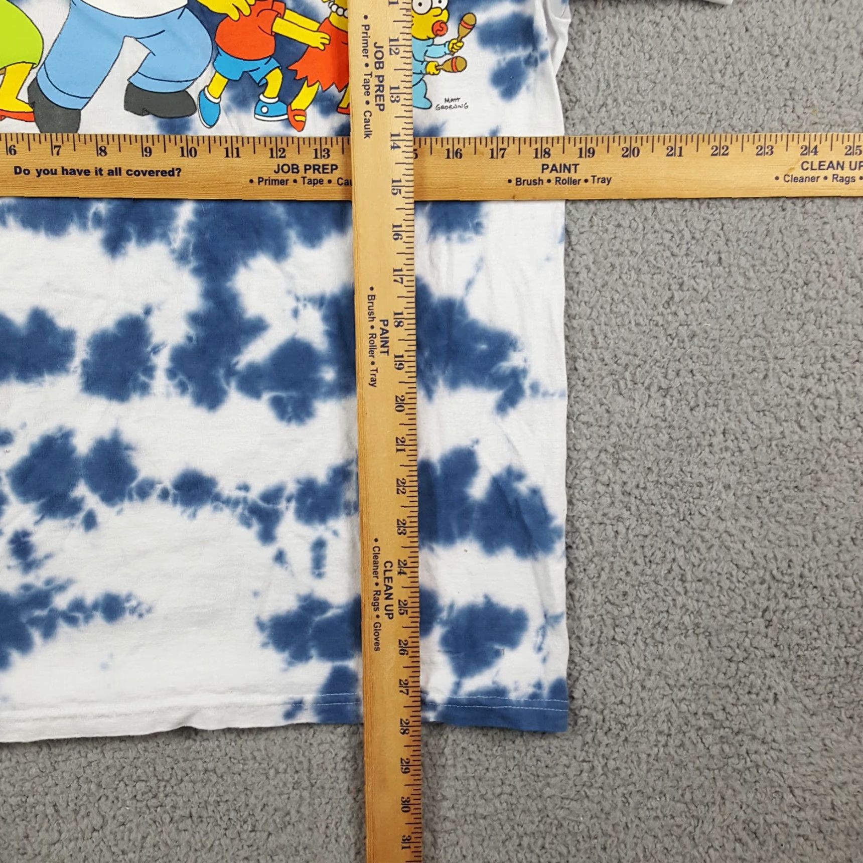Vintage VINTAGE The Simpsons Tie-Dye T-Shirt Size Small Retro 90s Cartoon TV Promo Men’s Blue Size US S / EU 44-46 / 1 - 8 Thumbnail