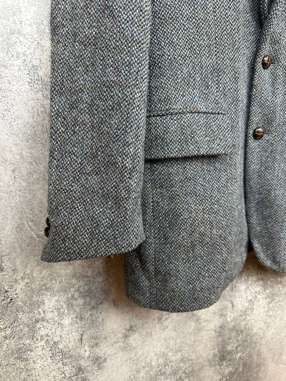 Harris Tweed Harris Tweed British Heritage Wool Blazer Handwoven Scotland Size 40L - 6 Thumbnail