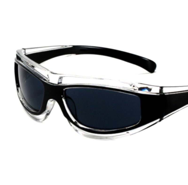 Vintage Punk Cat-Eye Aviation Streamline Sunglasses Cyber Rave Size ONE SIZE - 2 Thumbnail