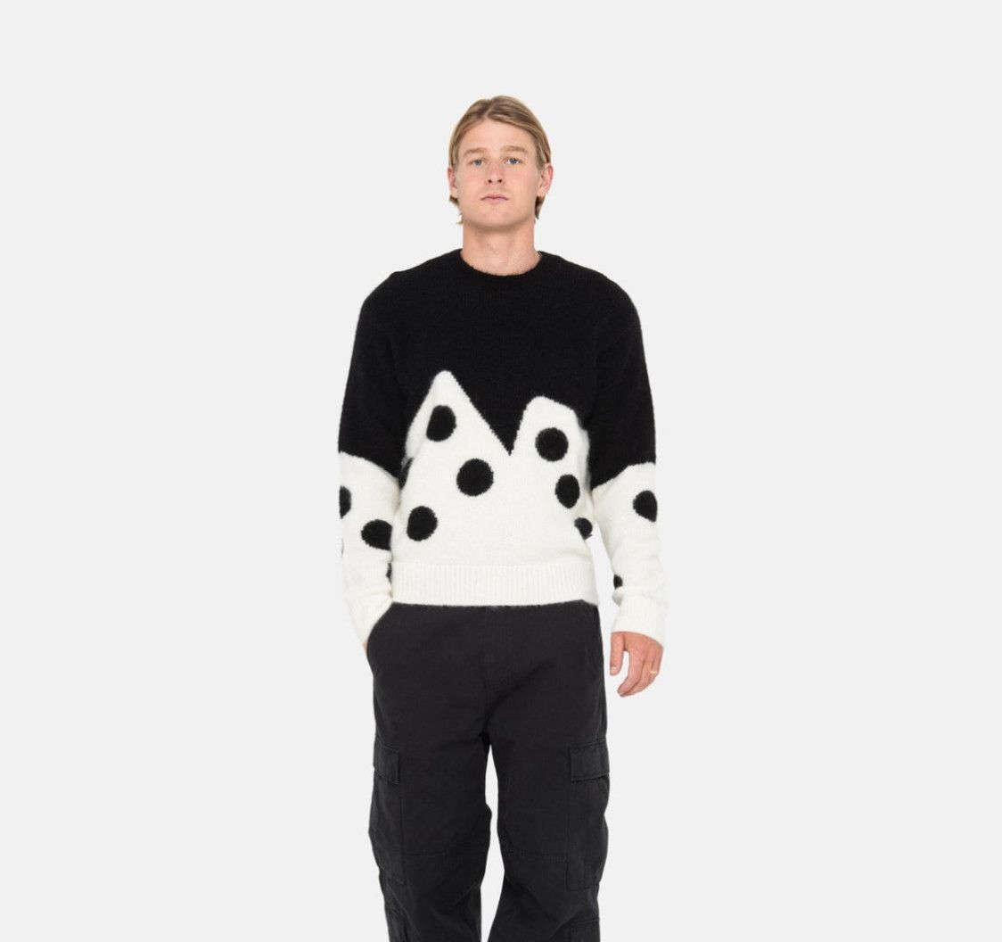 Stussy STUSSY DICE FUZZY CREW | Grailed