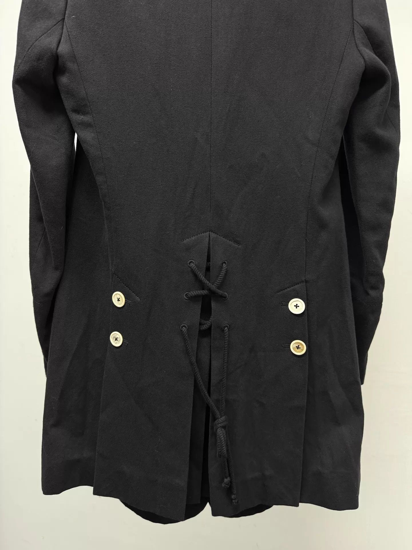 Ann Demeulemeester ANN DEMEULEMEESTER Black DB Oversized Blazer Size XXS / US 00 / IT 34 - 8 Thumbnail
