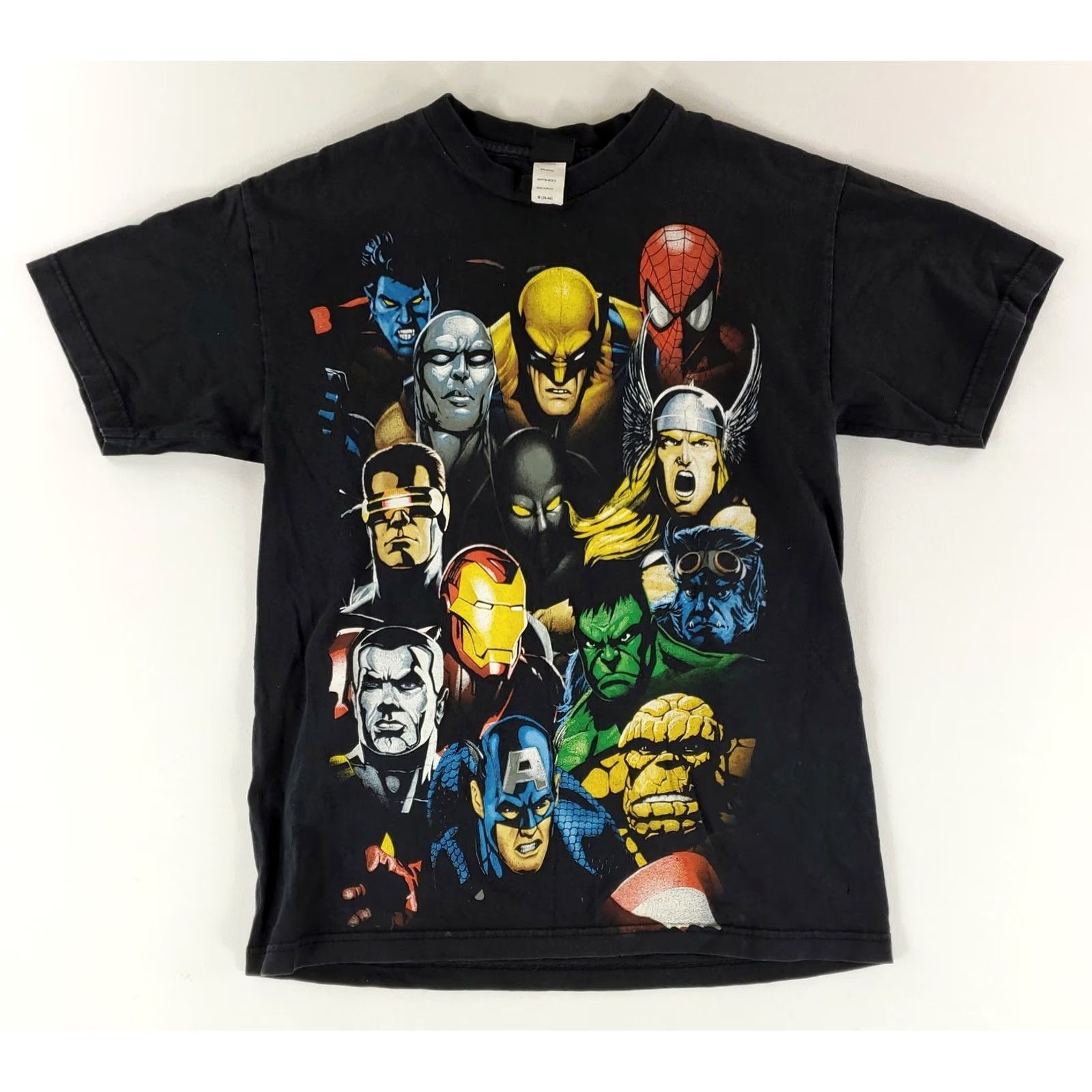 Mad Engine MAD ENGINE VTG Marvel X-Men Avengers T Shirt Fantastic Four Black Mens M Size US M / EU 48-50 / 2 - 2 Thumbnail