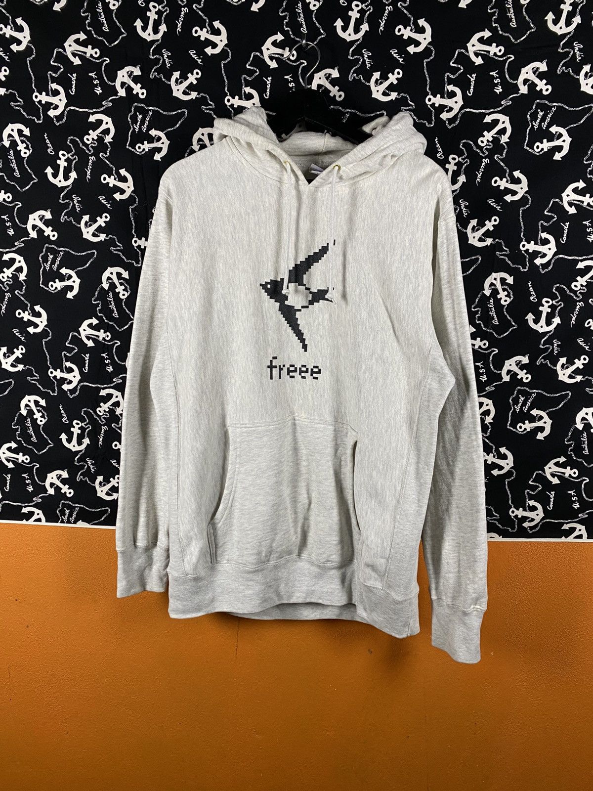 Vintage United Athle Grey Graphic Pullover Hoodie Heavyweight Size US L / EU 52-54 / 3 - 3 Thumbnail
