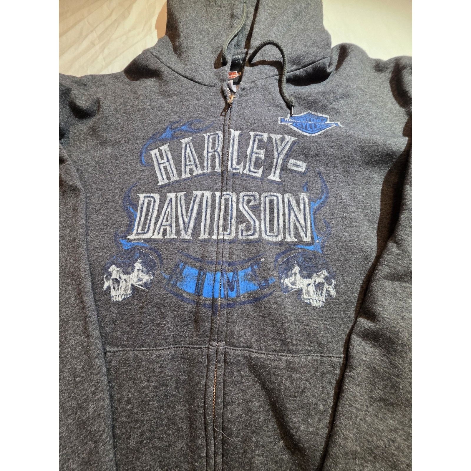 Harley Davidson Harley Davidson Men's Size Xl Full Zippered Long Sleeve Size US XL / EU 56 / 4 - 2 Thumbnail