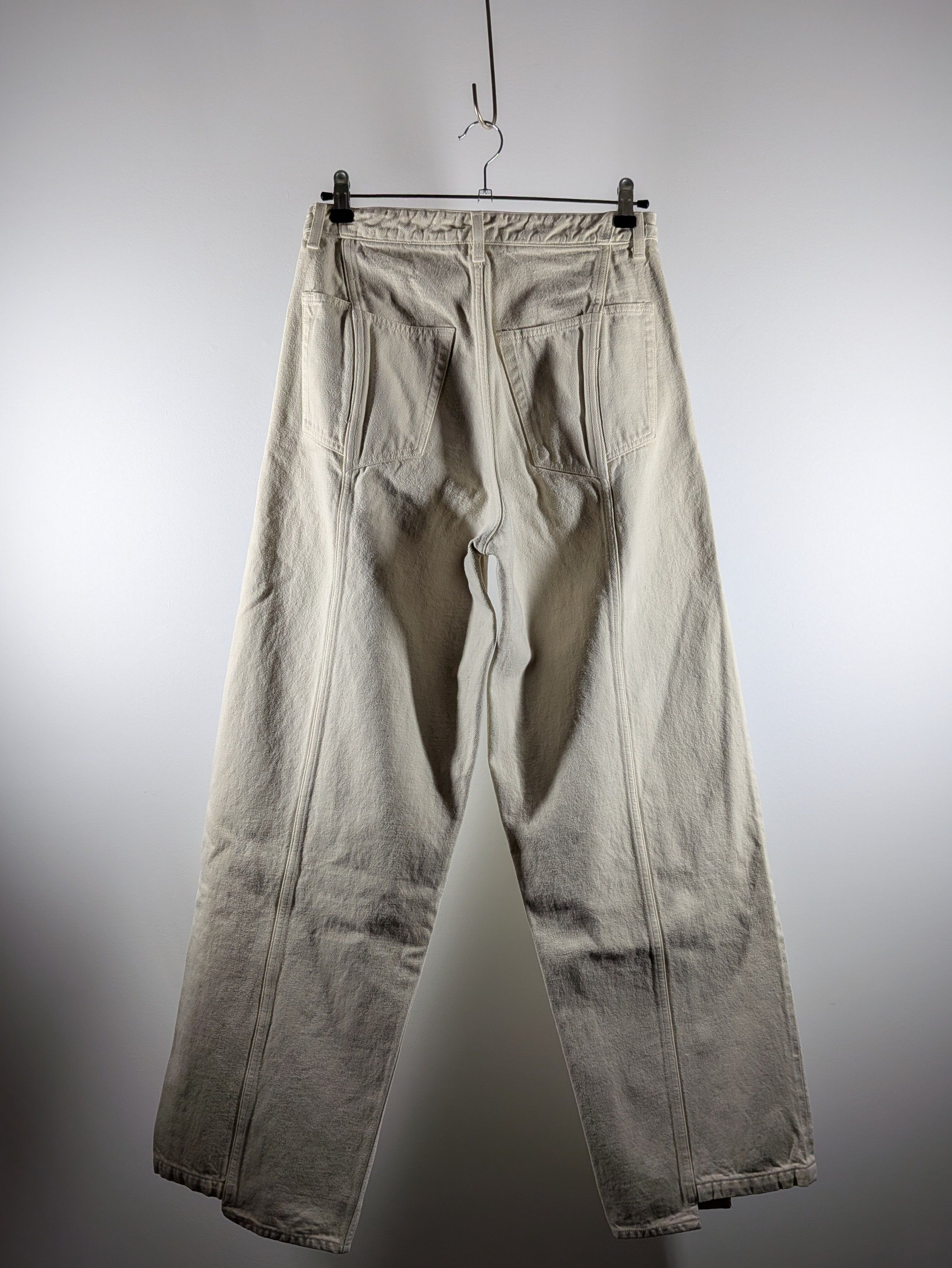 Vuja De Vuja De Diviser Denim Pants Off White Size US 30 / EU 46 - 2 Thumbnail