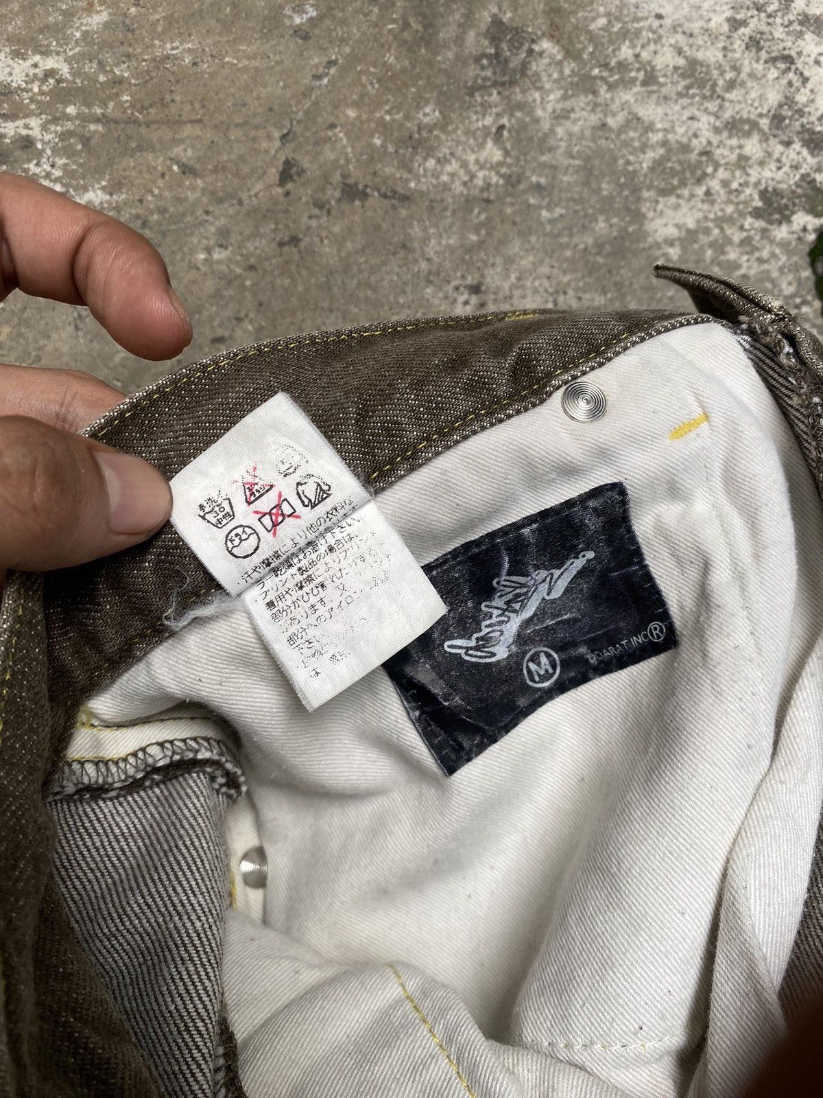 Japanese Brand Japanese Brand Doarat Inc Barrel Brown Denim Pants Size US 32 / EU 48 - 3 Thumbnail