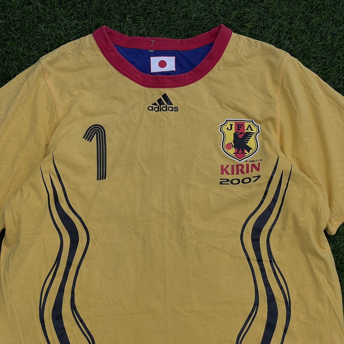 Adidas × Japanese Brand × Vintage VINTAGE EARLY 00s ADIDAS JAPAN KIRIN REVERSIBLE TSHIRT Size US L / EU 52-54 / 3 - 4 Thumbnail