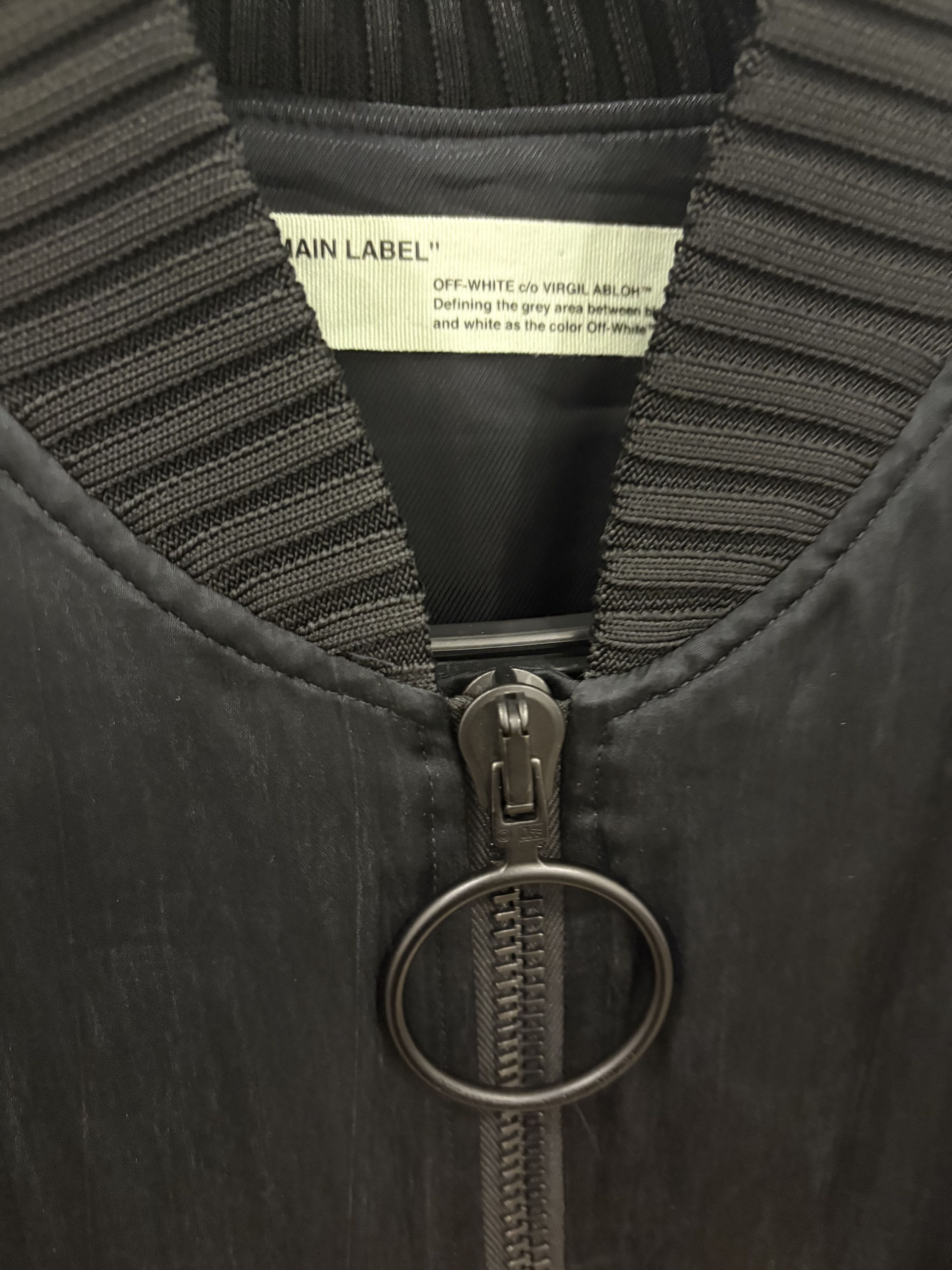Off-White Off-White SS17 Brush Stroke Bomber Size US XL / EU 56 / 4 - 2 Thumbnail