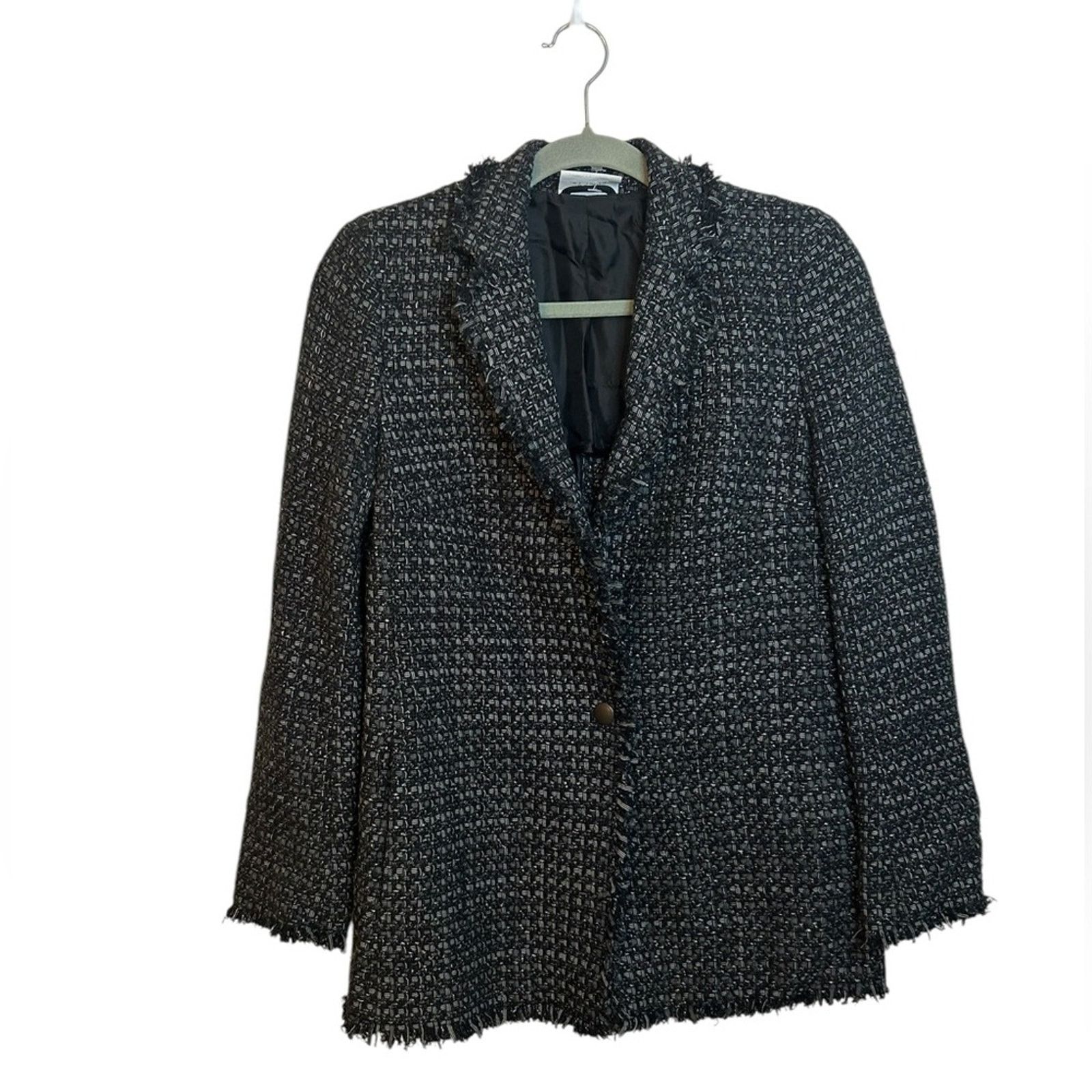 Akris Akris Punto Metallic Tweed Blazer Size M / US 6-8 / IT 42-44 - 1 Thumbnail