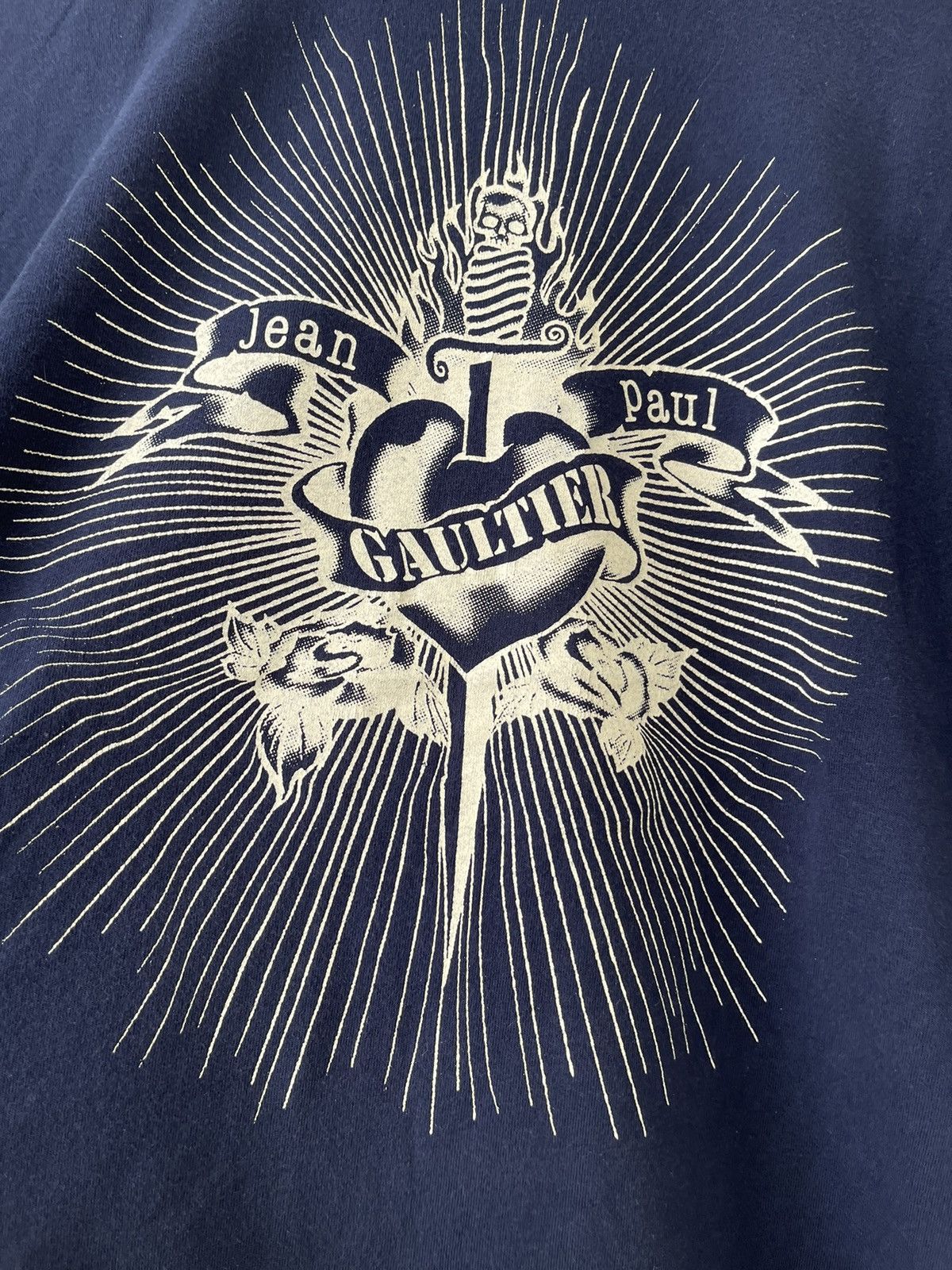 Designer × Jean Paul Gaultier Jean Paul Gaultier Dagger Tattoo T Shirt Size US M / EU 48-50 / 2 - 3 Thumbnail