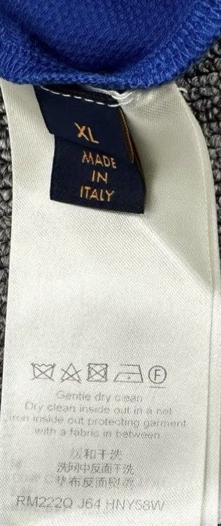 Louis Vuitton Louis Vuitton Blue Pin Embroidered Logo Short Sleeve K12 Size US XL / EU 56 / 4 - 6 Thumbnail