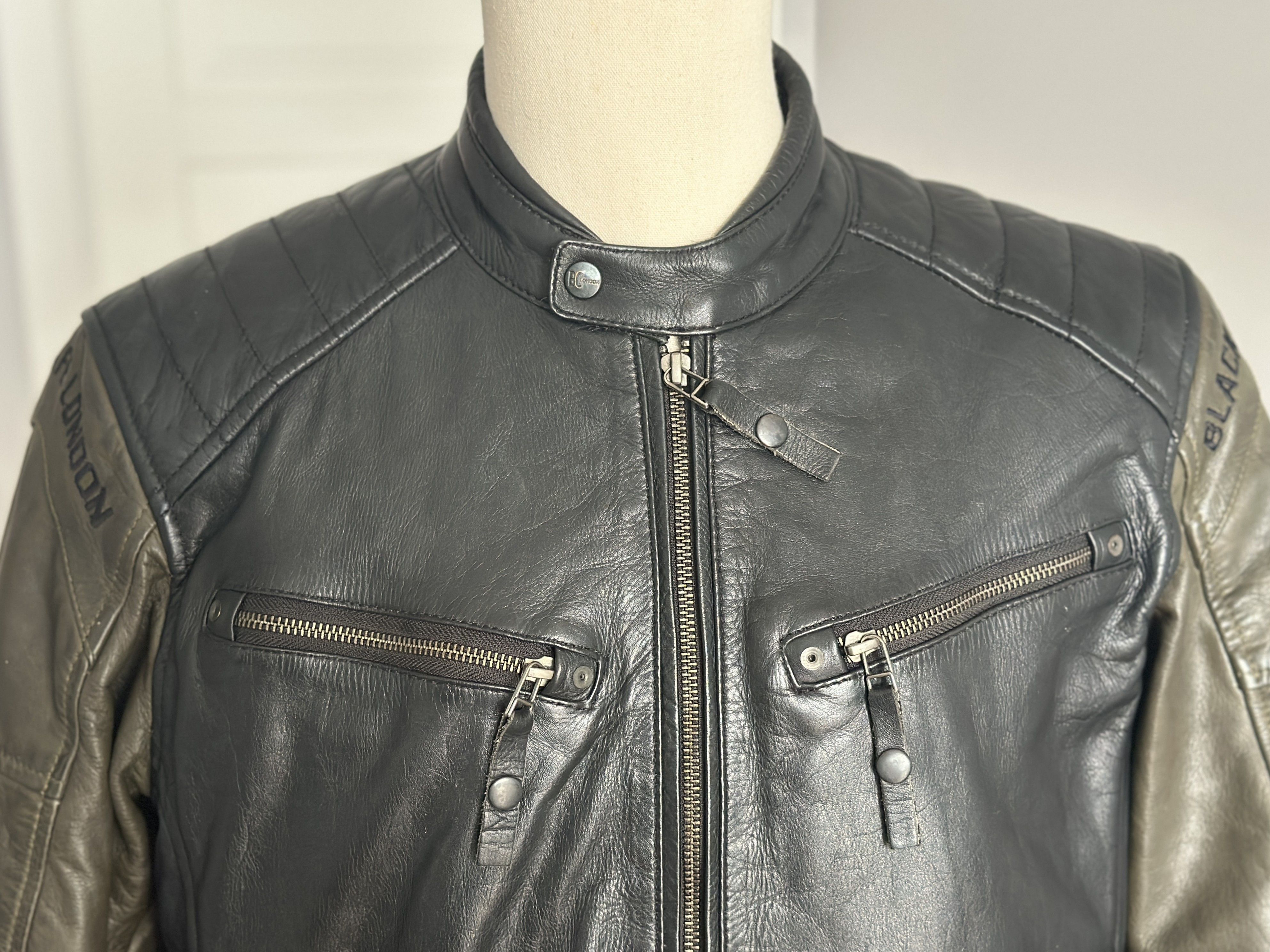 Other BLACK CAFE London Leather Jacket With Removable Lining L-XL Size US XL / EU 56 / 4 - 3 Thumbnail
