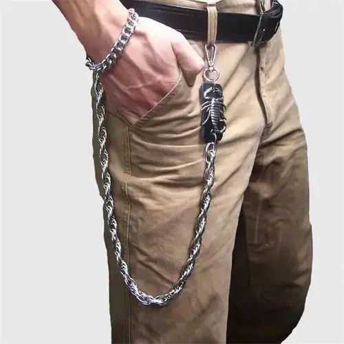 Jewelry Scorpion Waist Wallet Chain 70cm Long Size ONE SIZE - 1 Thumbnail