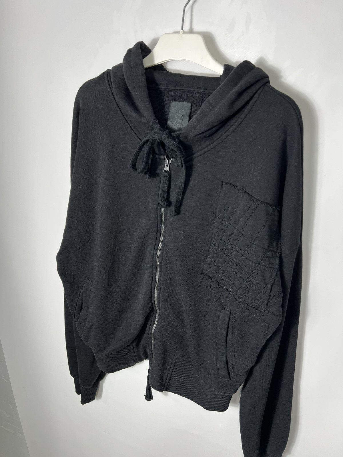 Thom Krom Vintage y2k Avant garde opium Thom Krom Oversized Zip Hoodie Size US S / EU 44-46 / 1 - 2 Thumbnail