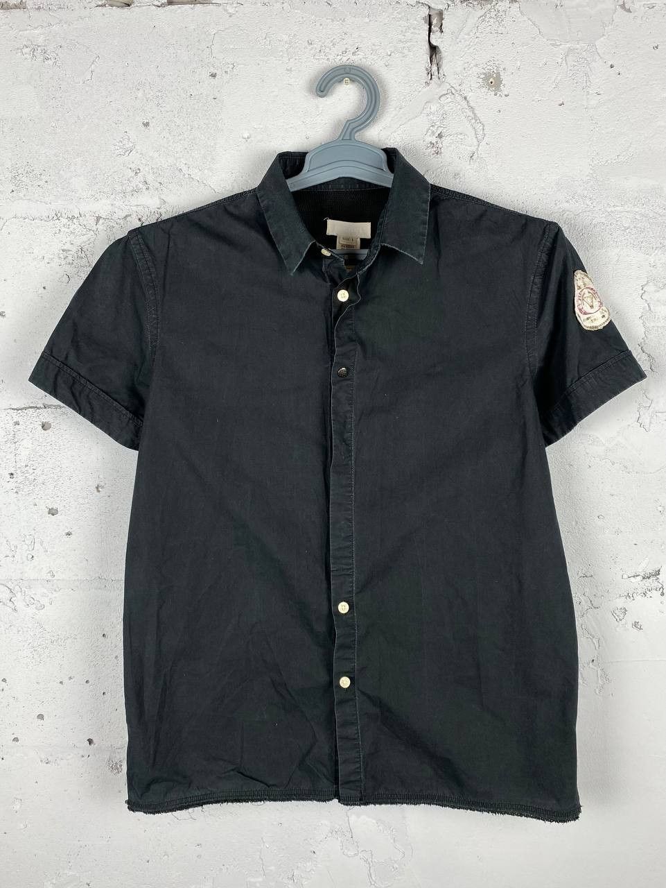 Diesel × Vintage Vintage Diesel Short Sleeve Shirt Faded Black Size US L / EU 52-54 / 3 - 2 Thumbnail