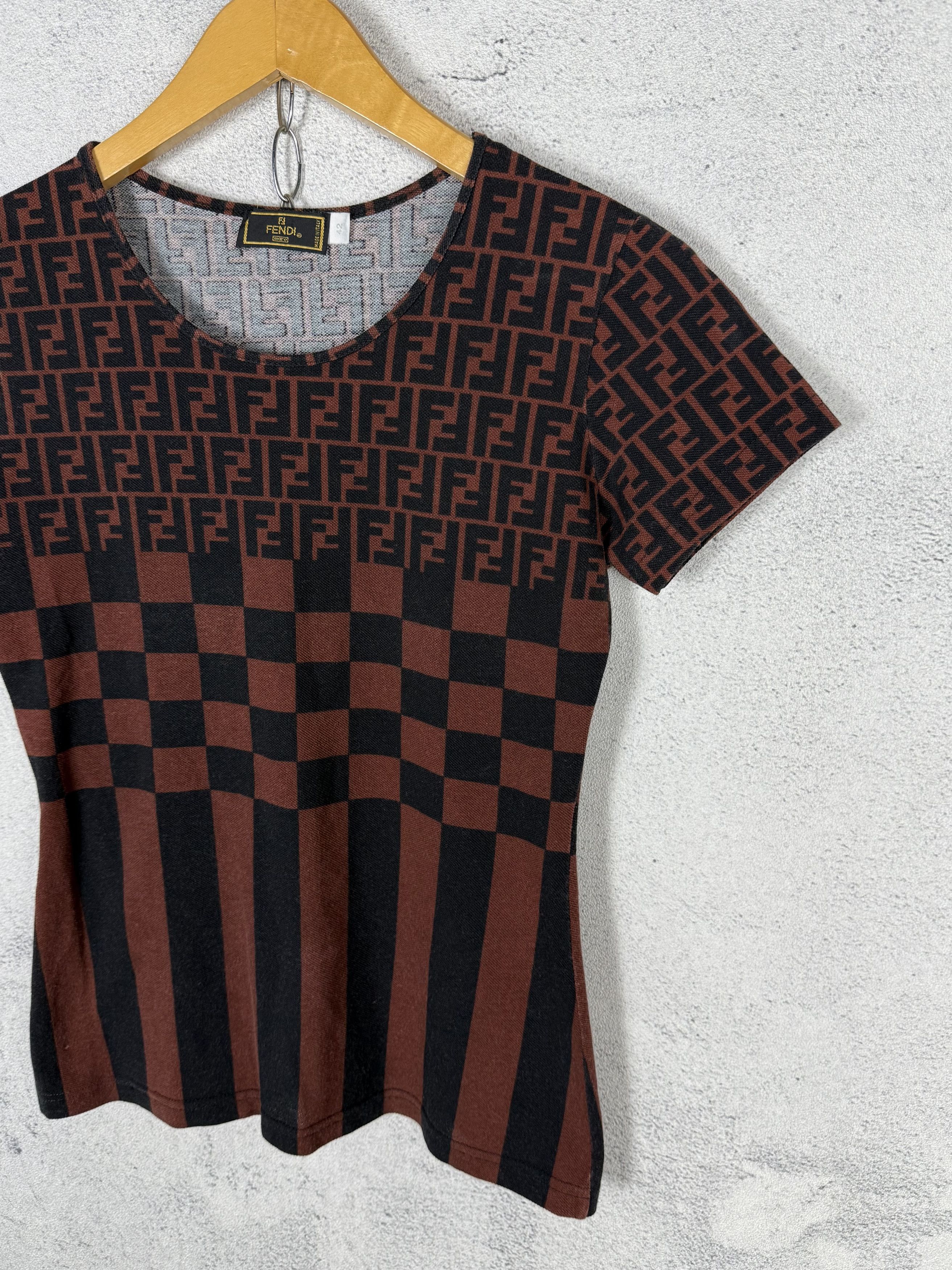 Fendi Vintage Fendi Monogram Top Size 42 Size M / US 6-8 / IT 42-44 - 3 Thumbnail