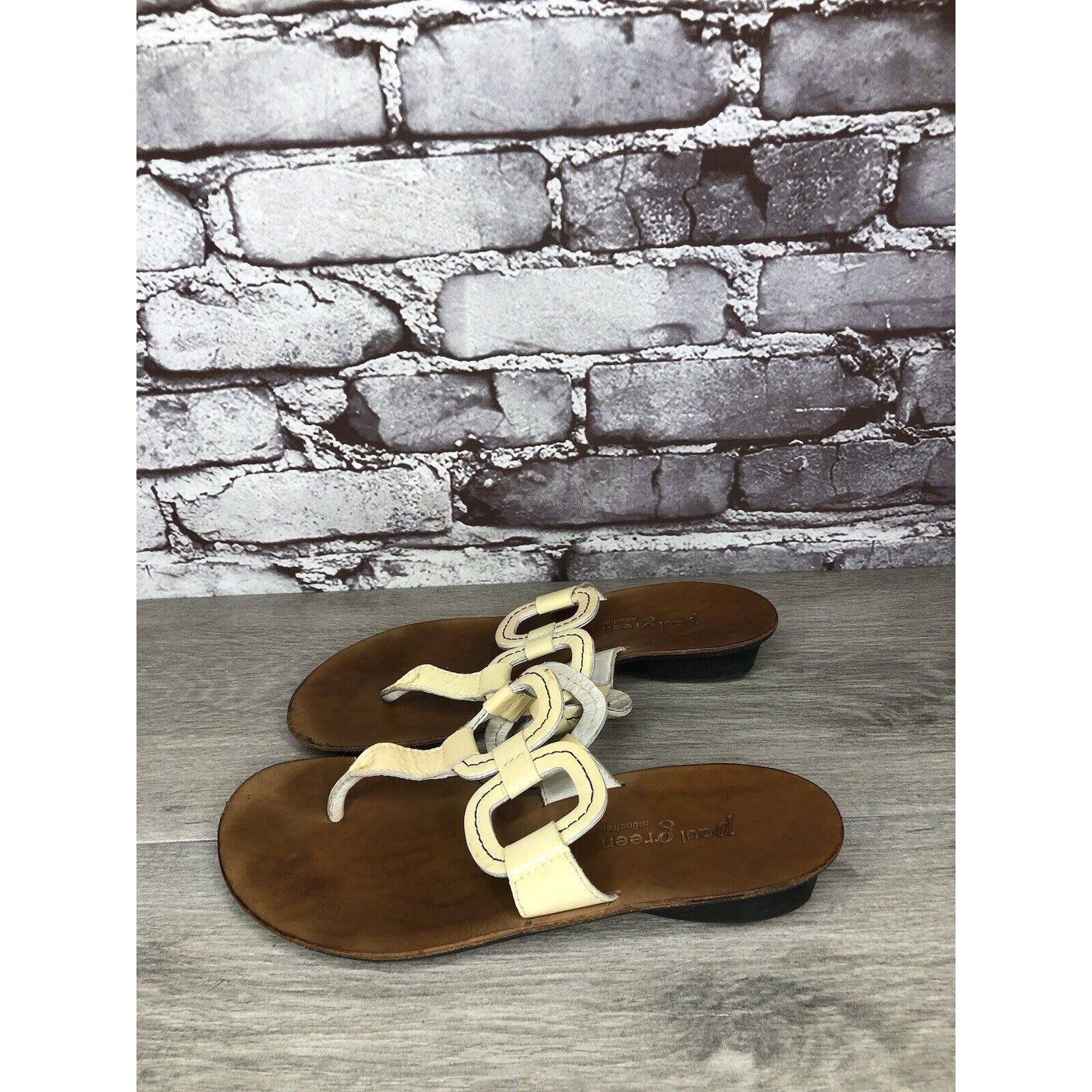 Other Paul Green Munchen Yellow Patent Leather Pump Wedge Sandals Size US 4.5 / IT 34.5 - 18 Thumbnail