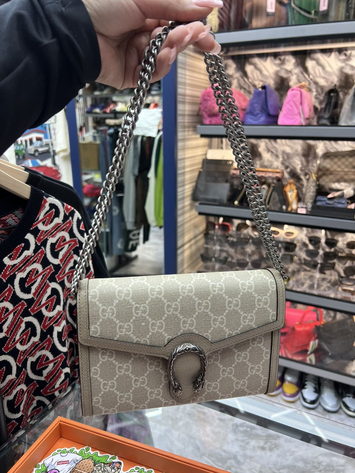 Gucci Gucci Dionysus Chain Wallet Size ONE SIZE - 3 Thumbnail