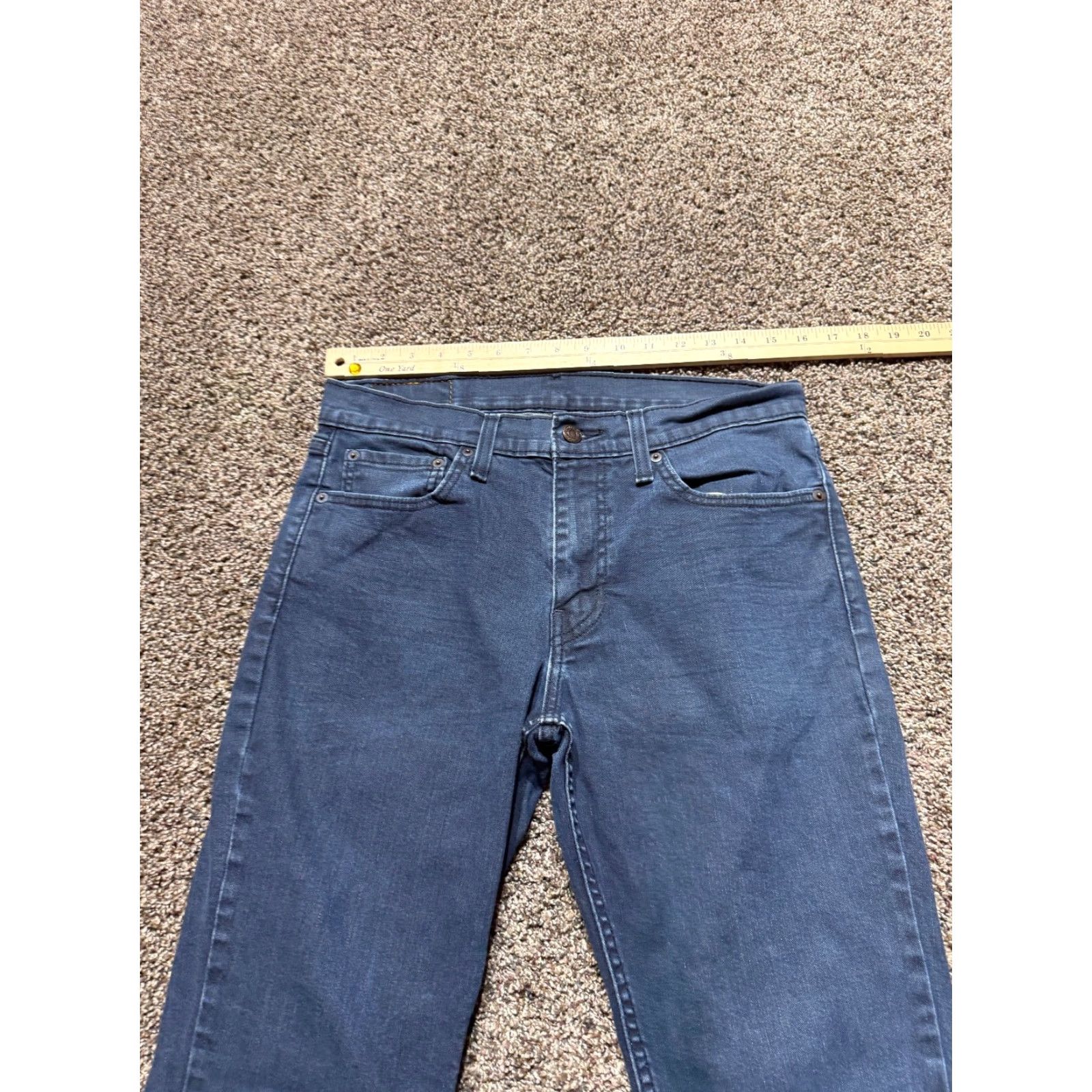 Levi's Levis 511 Slim Fit Jeans 32 Blue Denim 30 Inseam 5-Pocket Men Regular Size 32X30 Straight Rise Mid Size US 32 / EU 48 - 6 Thumbnail