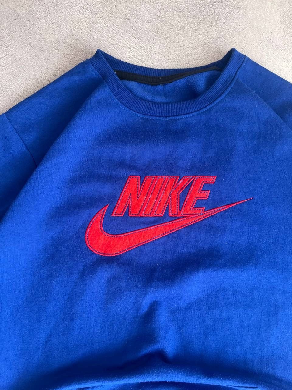 Nike × Vintage Nike distressed y2k vintage sweatshirt Size US M / EU 48-50 / 2 - 5 Thumbnail