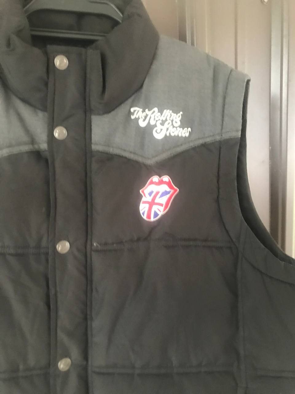 Band Tees × Japanese Brand The Rolling Stones Band Puffer Vest Size US L / EU 52-54 / 3 - 2 Thumbnail