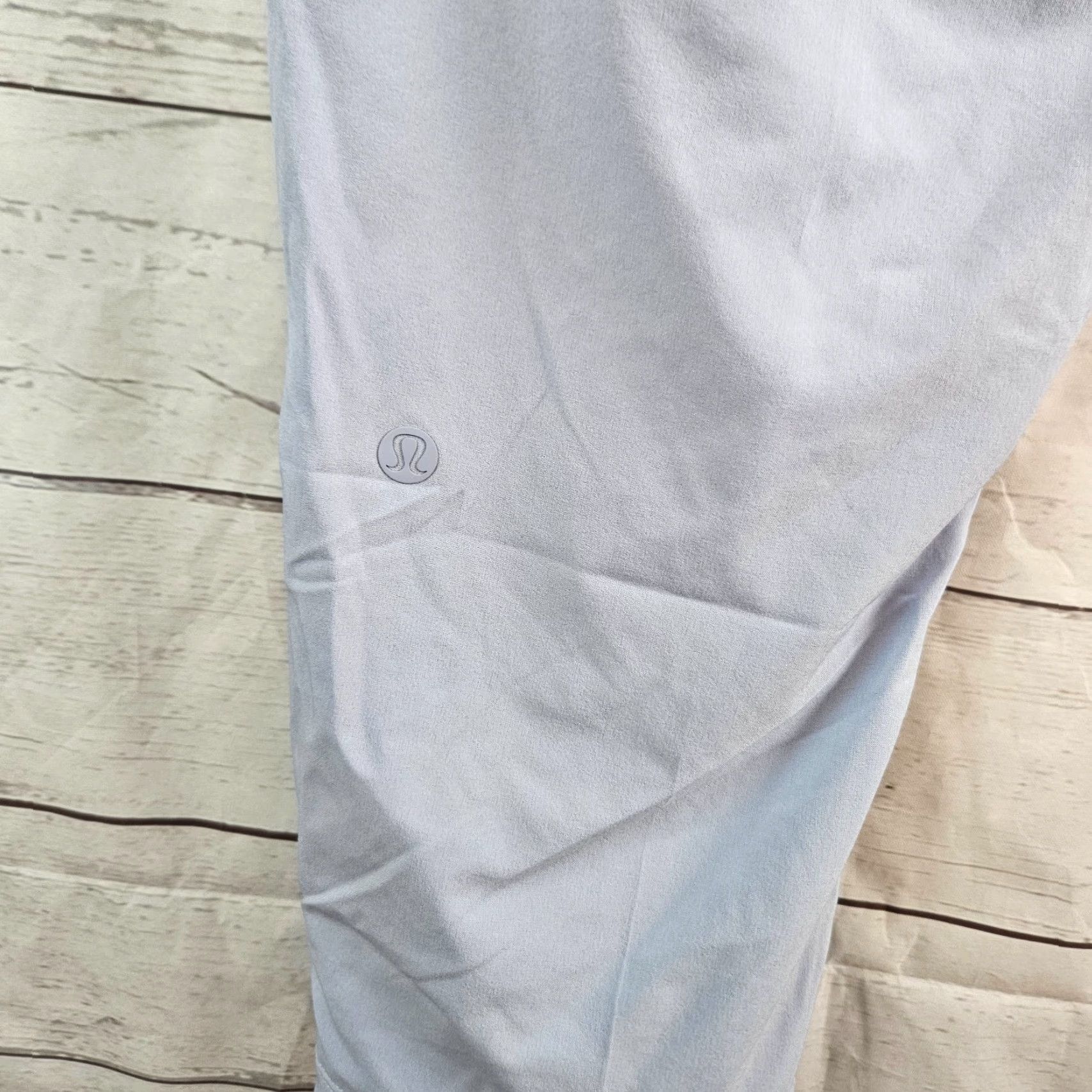 Lululemon Lululemon Womens Beyond The Studio Crop Pants Sz 12 Blue High Rise Drawstring Cropped Activewear Pants Women 12 Blue Athleisure Size 34" / US 12 / IT 48 - 6 Thumbnail