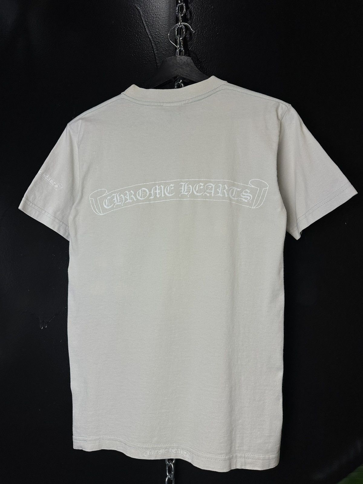 Chrome Hearts Vintage Chrome Hearts Back Scroll Pocket Tee Size US S / EU 44-46 / 1 - 1 Thumbnail