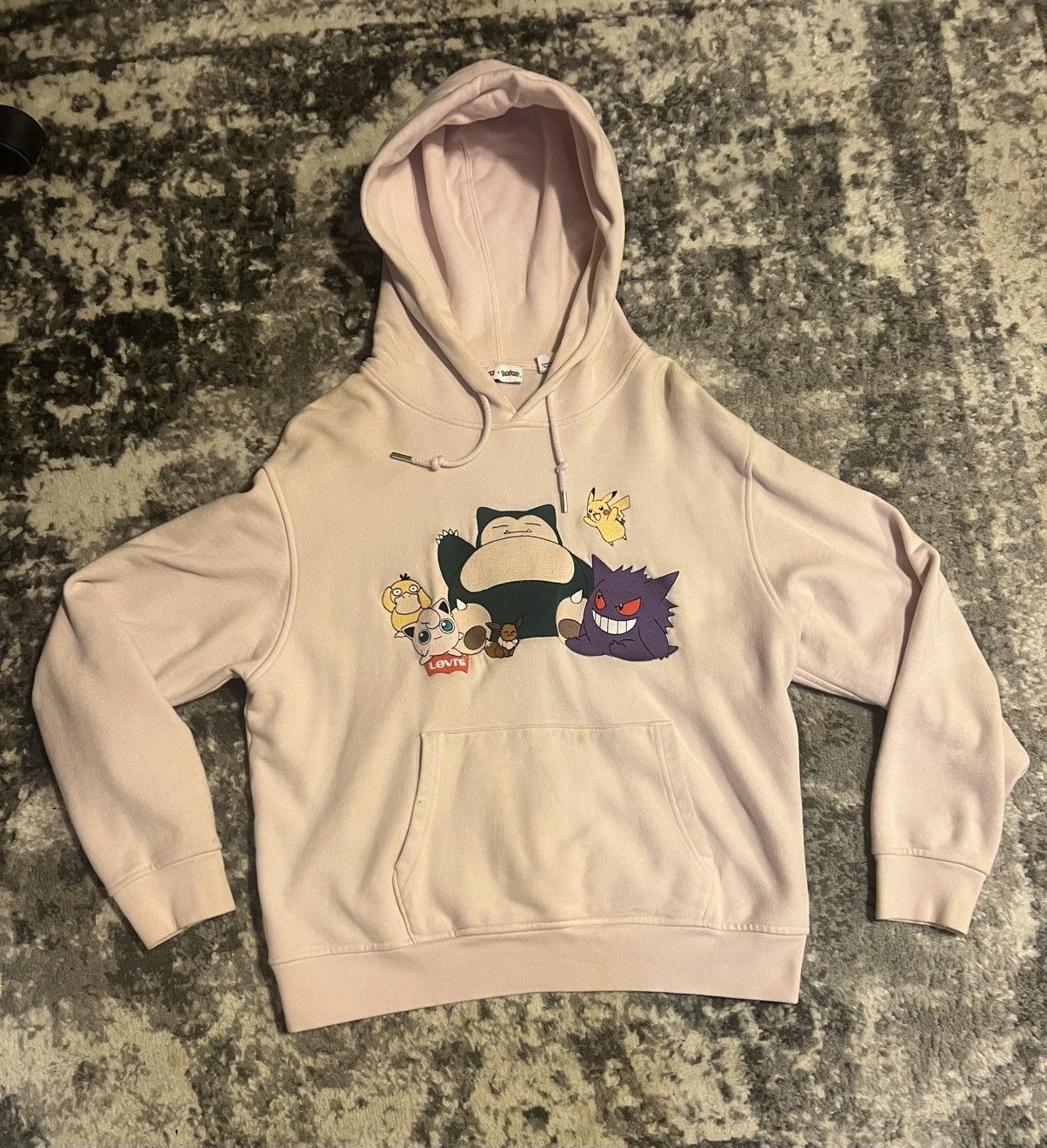Levi’s x Pokémon Unisex Hoodie Sweatshirt - Pink - SS21 - S