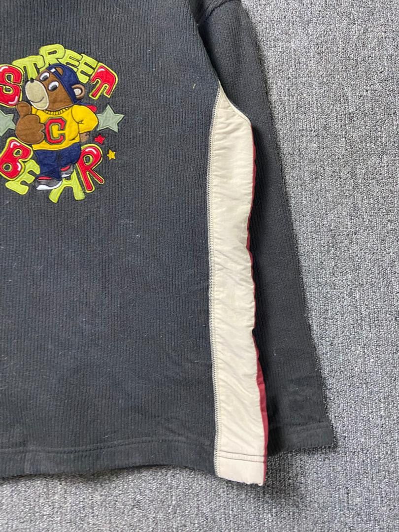Jean Charles De Castelbajac Castelbajac Street Bear Embroidery Pullover Sweater (205) Size US XS / EU 42 / 0 - 6 Thumbnail