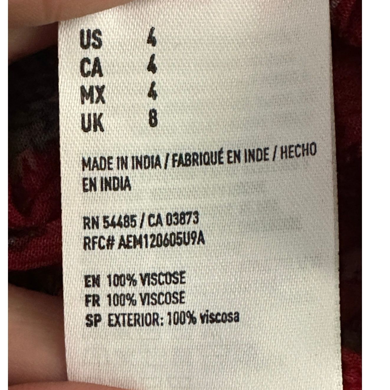 American Eagle Outfitters American Eagle red blue tank romper size 4 Size 27" / US 4 / IT 40 - 4 Thumbnail