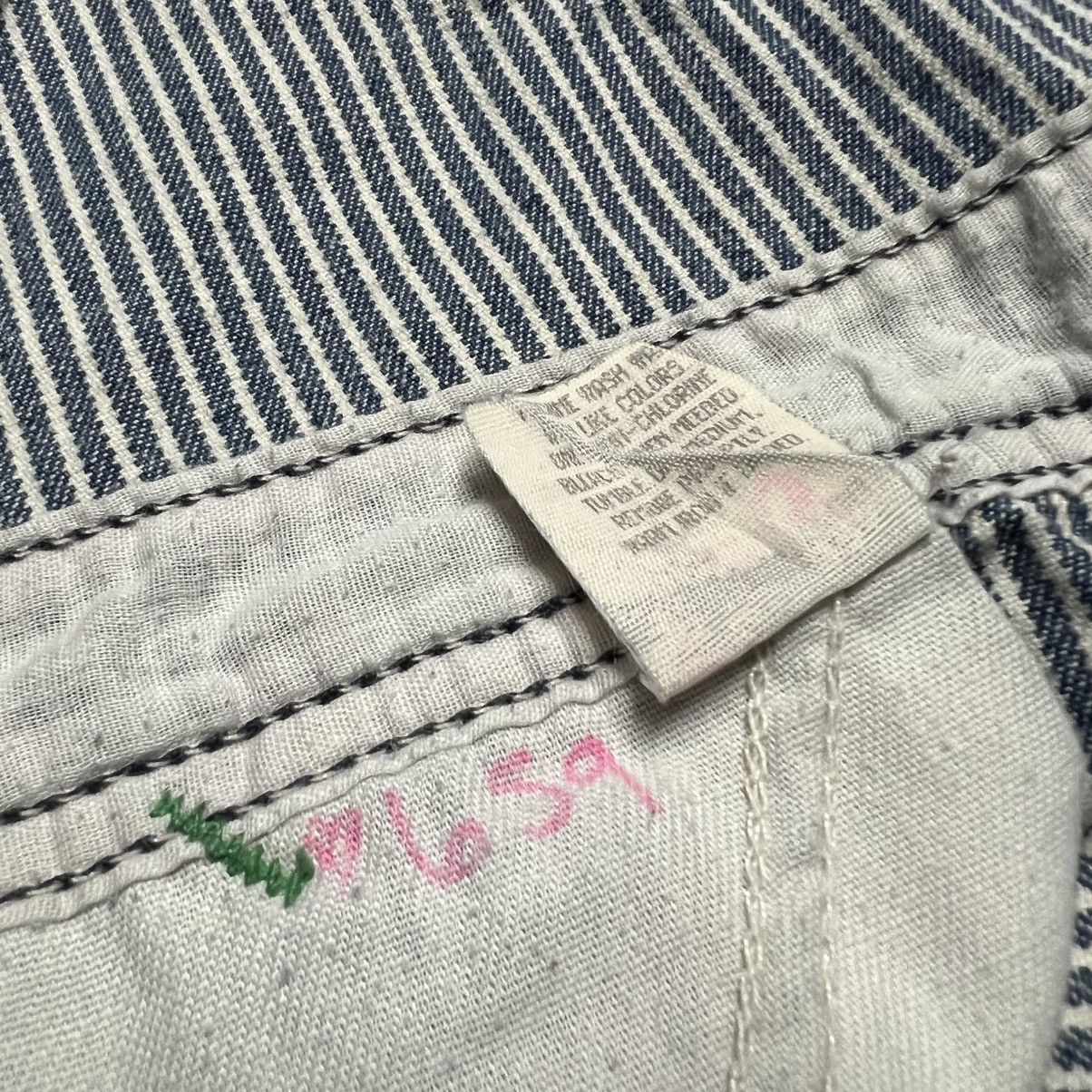 Oshkosh × Vintage Vintage 60’s OshKosh Bgosh Vestbak Hickory Stripe Overalls Size US 44 / EU 60 - 14 Thumbnail