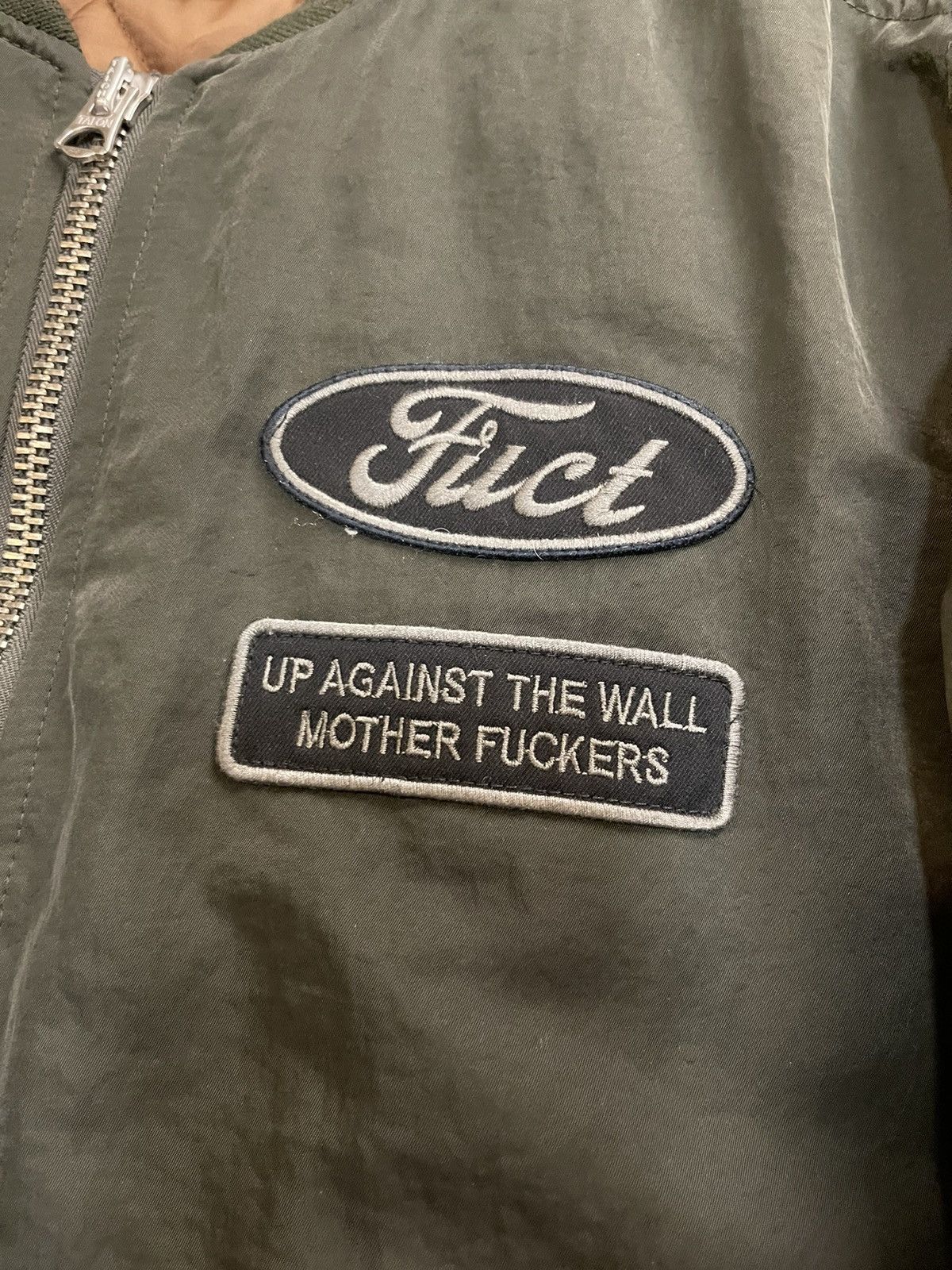 FUCT × SSDD FUCT SSDD Ford Oval MA1 Bomber Jacket Size US M / EU 48-50 / 2 - 2 Thumbnail