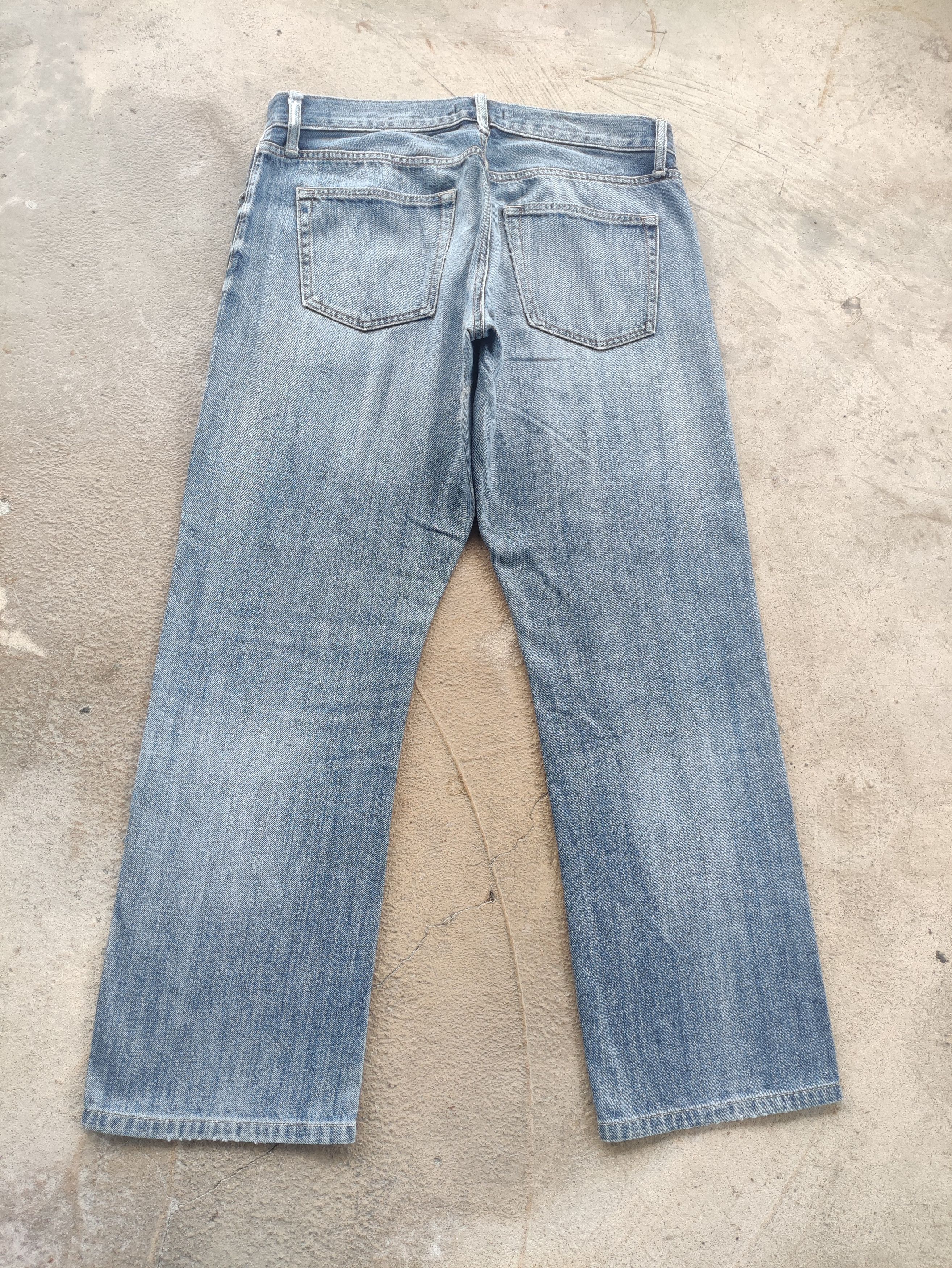 Japanese Brand Vintage Japanese Jean Distressed Faded Denim Size US 34 / EU 50 - 8 Thumbnail