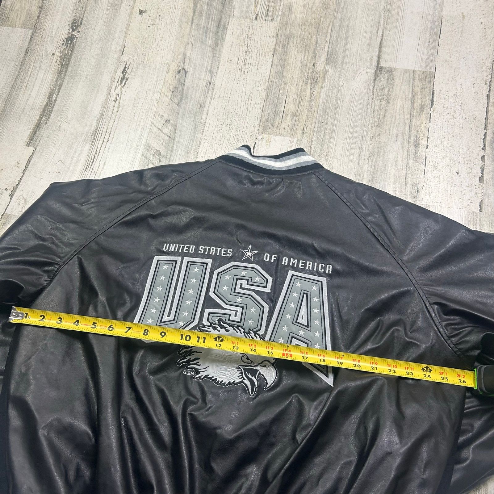 Steve And Barrys × Vintage Steve And Barry's United States of America Varsity Coat Size US L / EU 52-54 / 3 - 10 Thumbnail