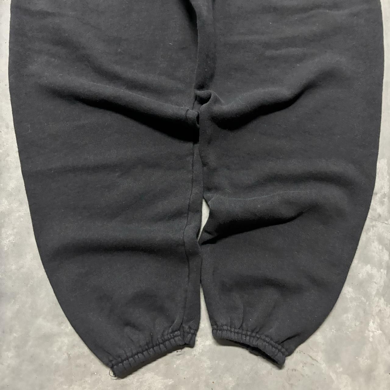 Japanese Brand × Vintage Crazy Vintage 90s Black Skater Essential Sweatpants! Size US 34 / EU 50 - 5 Thumbnail