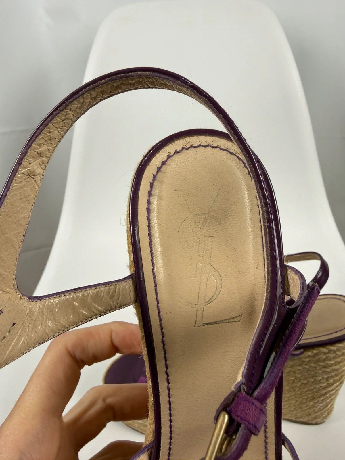 Yves Saint Laurent Yves Saint Laurent Wedge Sandals size 41 Size US 10 / IT 40 - 12 Thumbnail