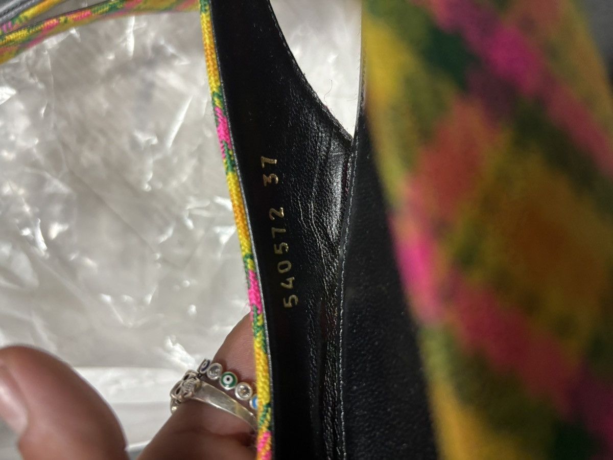 Balenciaga Balenciaga Knife tweed ballet flats plaid multi color Size US 7 / IT 37 - 8 Thumbnail