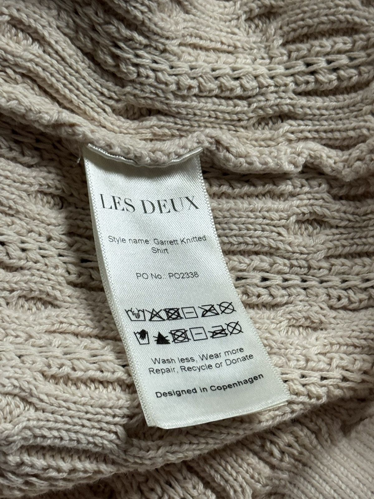Les Deux Les Deux Garrett knitwear shirt button up polo knit jumper Size US M / EU 48-50 / 2 - 12 Thumbnail